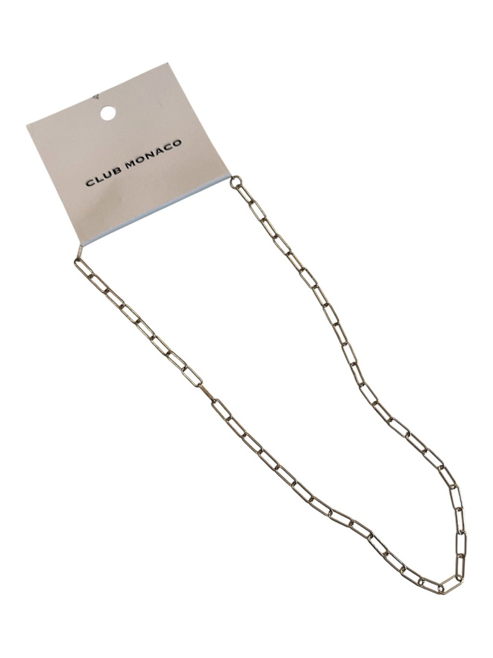 NWT | Club Monaco | Gold-Plated Short Link Necklace